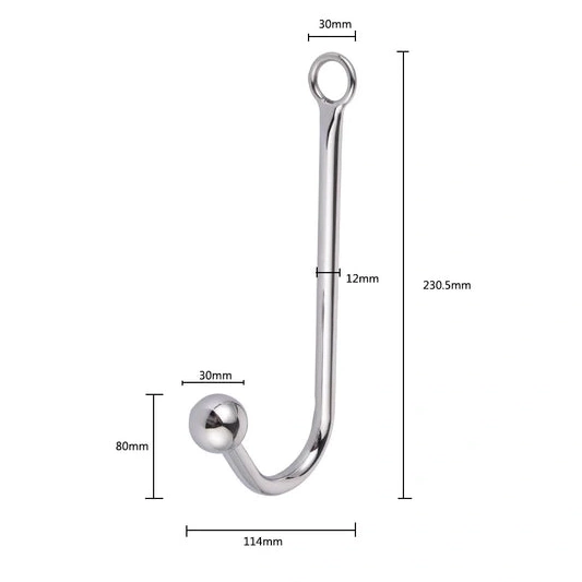 Cuffs Beaded Hook with and 5334 Anal Collar Elegant 0113